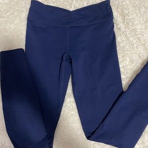 Navy Fabletics Cross-over Leggings